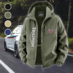 Adventure Nomad Fleece Windbreaker Jacket, Ultra-Soft Wind-Stop Fabric HVN1450TM - Green