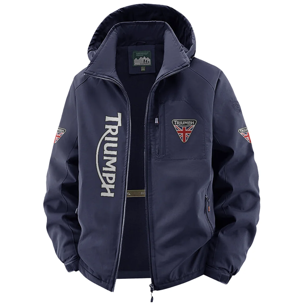 Adventure Nomad Fleece Windbreaker Jacket, Ultra-Soft Wind-Stop Fabric HVN1450TM - Navy - Image 2