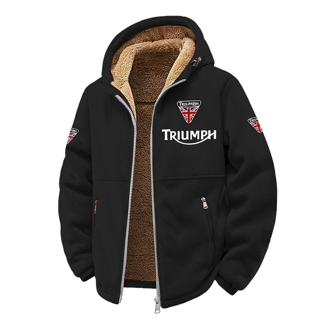 Adventure Nomad Winter Fleece Jacket, Sherpa Lined Winter Fleece HVN1450TM - Black - Image 2