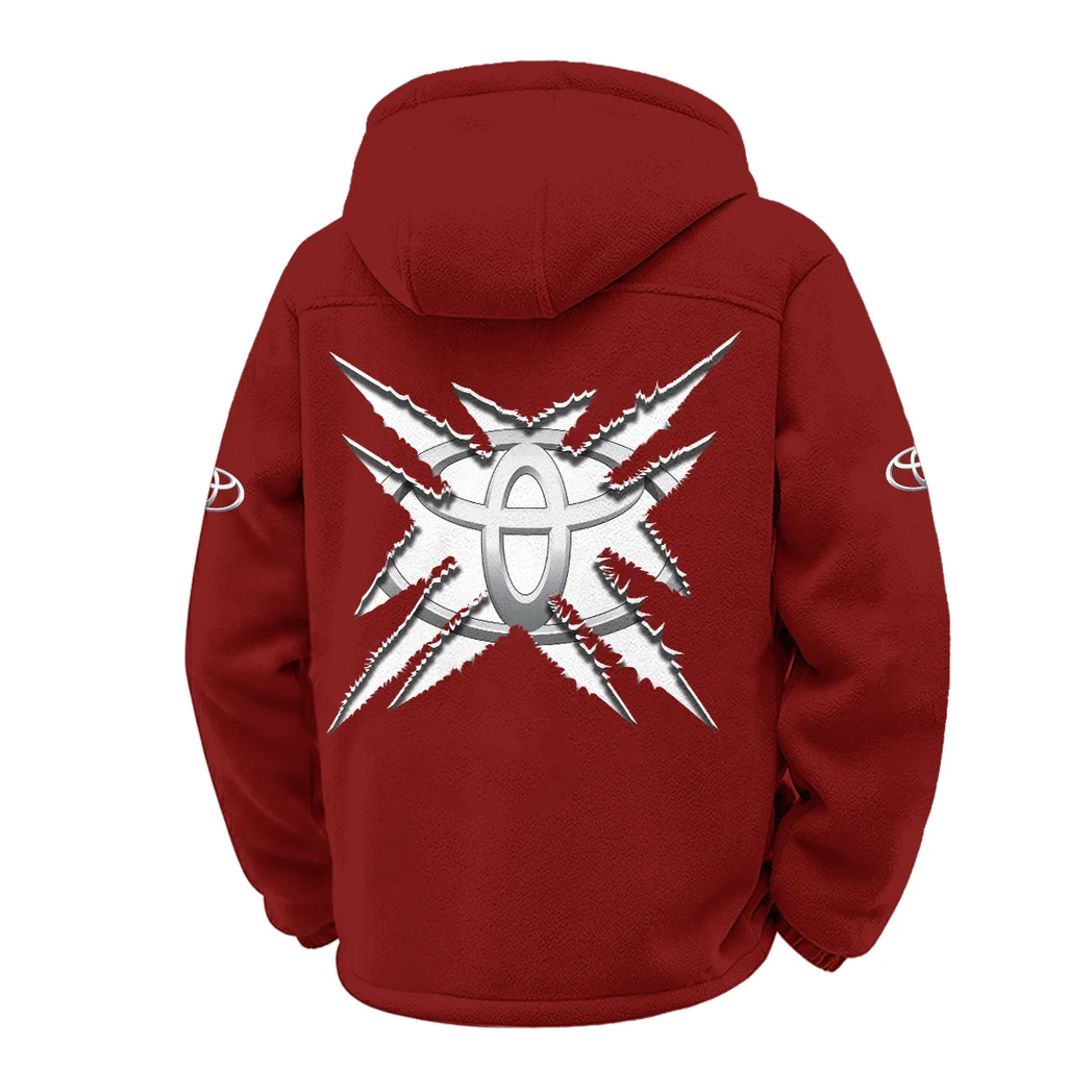 Everyday Driver Winter Fleece Jacket, Multi-Sport Winter Layer HVN1450TO - Wine - Image 3