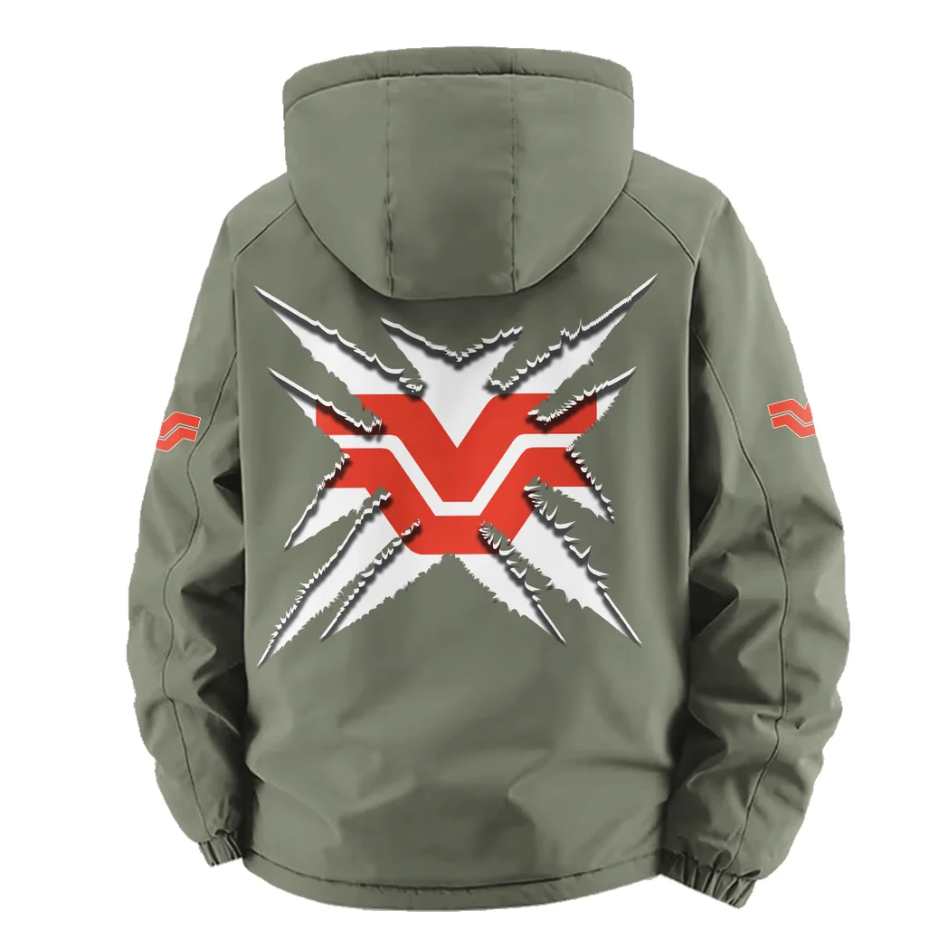 Crop Tractor Fleece Windbreaker Jacket, Breathable Fleece Windwear HVN1450VE - Green - Image 4