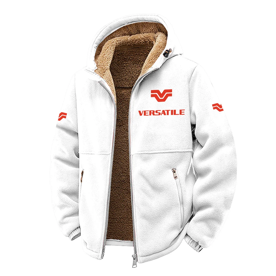 Crop Tractor Winter Fleece Jacket, Technical Mid-Layer Jacket HVN1450VE - White - Image 2
