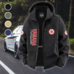Road Motorcycle Fleece Windbreaker Jacket, Cross-Training Wind Shell HVN1450YA - Black