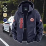 Road Motorcycle Fleece Windbreaker Jacket, Cross-Training Wind Shell HVN1450YA - Navy