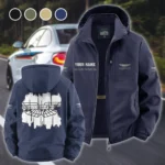 Refined Sport Coupe Fleece Windbreaker Jacket, Insulated Windbreaker Fleece HVN1451AM - Navy