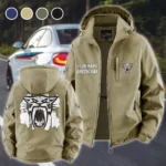 Winter Sports Vehicle Fleece Windbreaker Jacket, All-Weather Fleece Shield HVN1451AR - Khaki