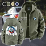 High-Speed Car Fleece Windbreaker Jacket, Windproof Fleece Hybrid HVN1451BM - Green