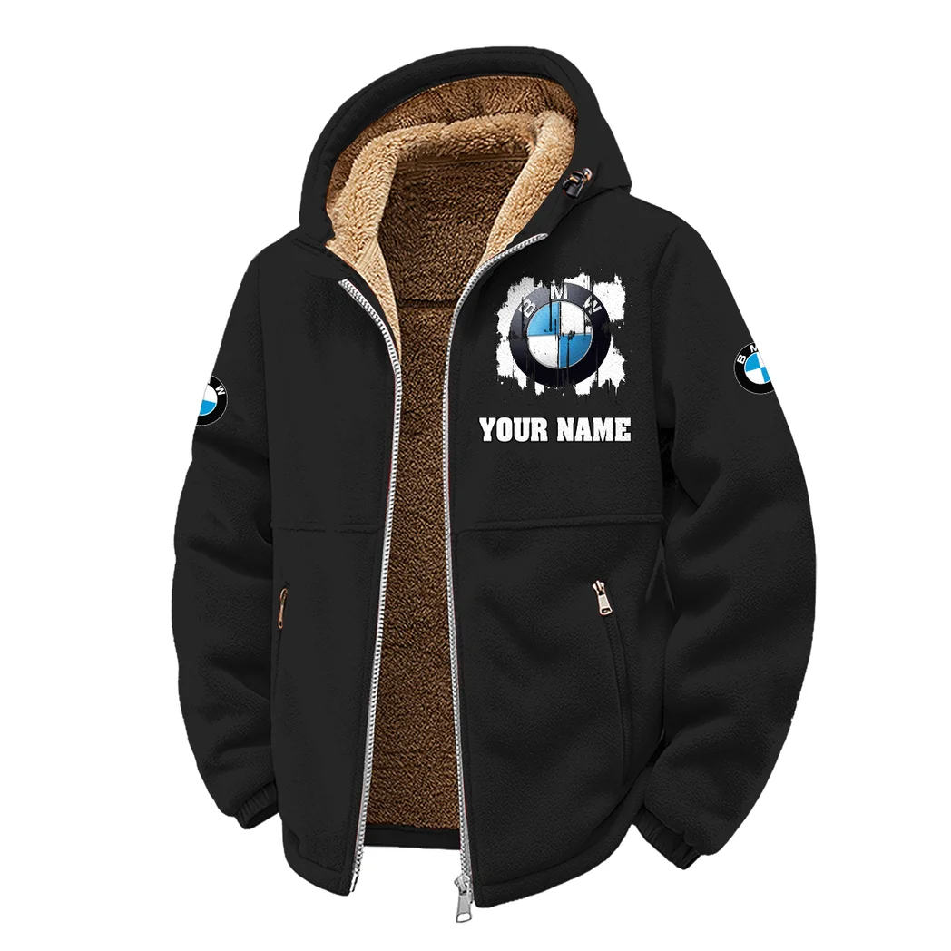 Flagship Sedan Winter Fleece Jacket, Deep Winter Comfort Fleece HVN1451BM - Black - Image 2