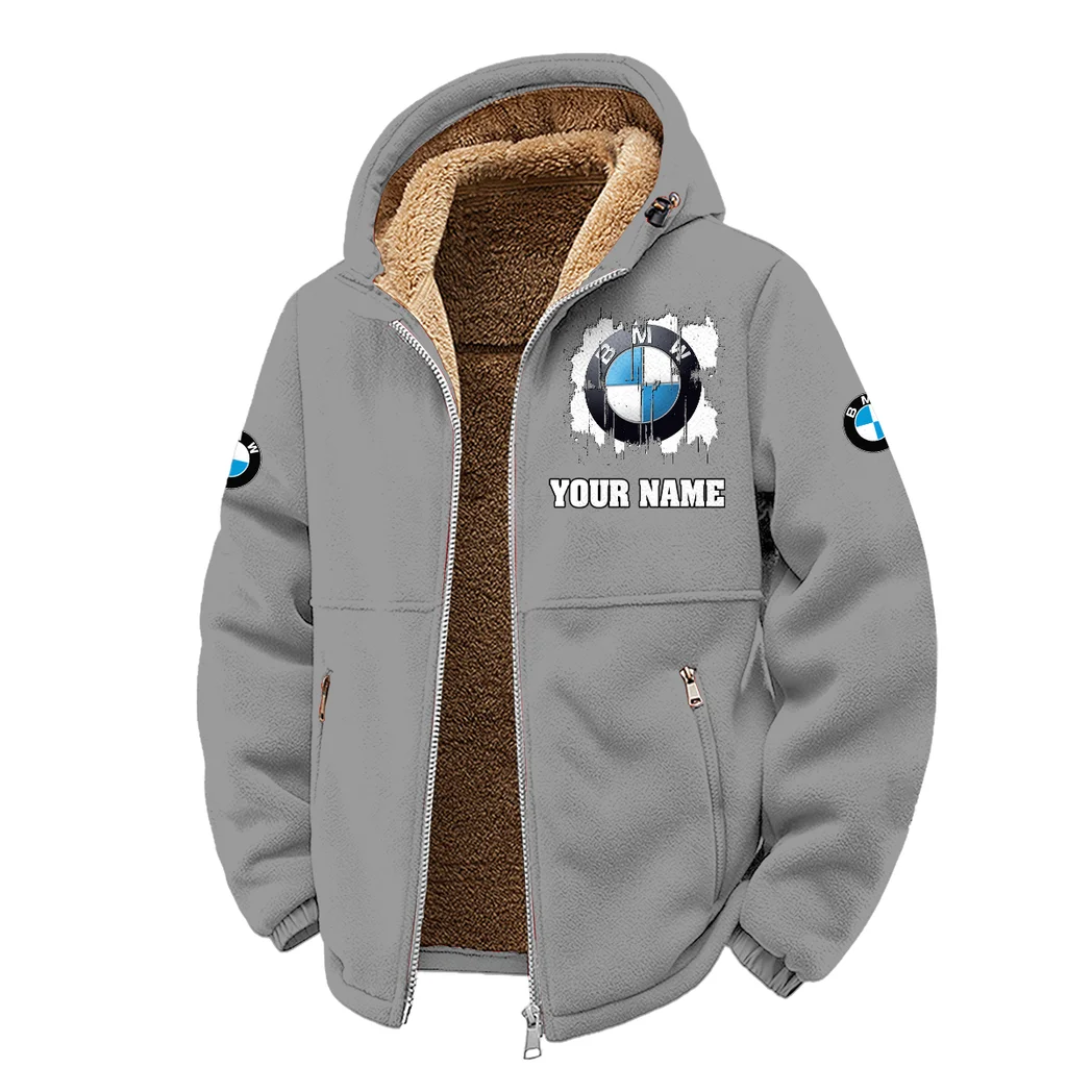 Flagship Sedan Winter Fleece Jacket, Deep Winter Comfort Fleece HVN1451BM - Grey - Image 2