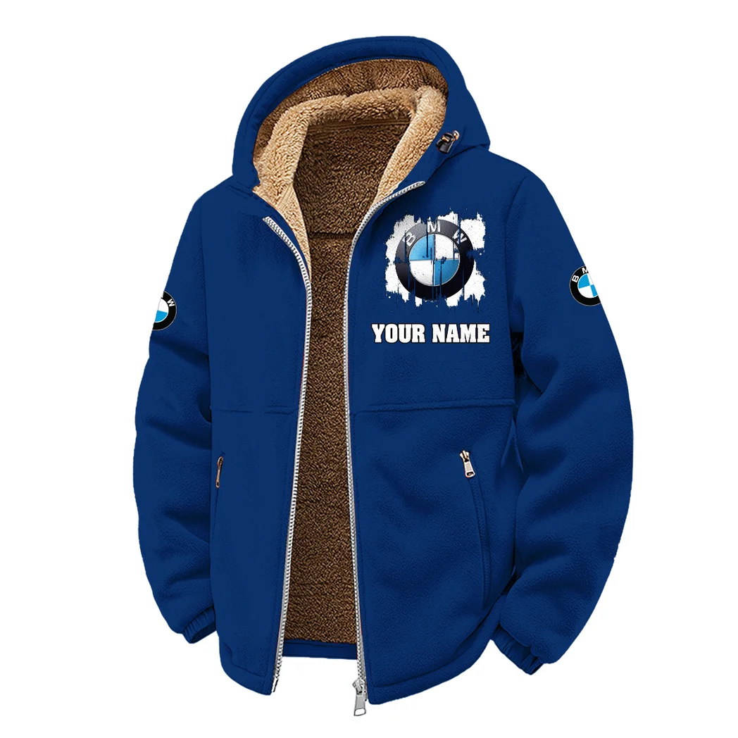 Flagship Sedan Winter Fleece Jacket, Deep Winter Comfort Fleece HVN1451BM - Navy - Image 2