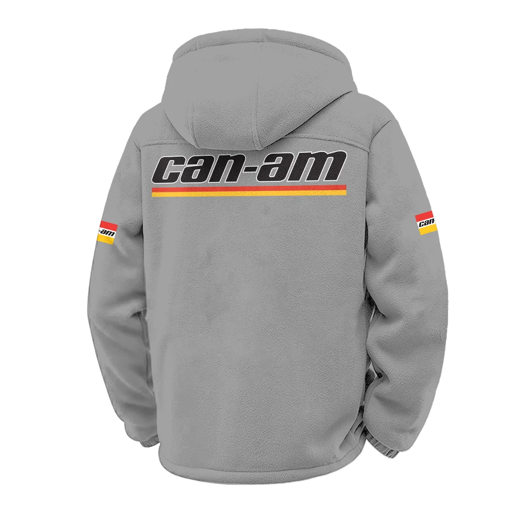 Fun Ride Machine Winter Fleece Jacket, Polar Climate Fleece HVN1451BR - Grey - Image 3