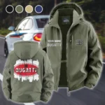 Hypercar Fleece Windbreaker Jacket, Dual-Layer Protection Jacket HVN1451BU - Green