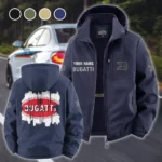 Hypercar Fleece Windbreaker Jacket, Dual-Layer Protection Jacket HVN1451BU - Navy