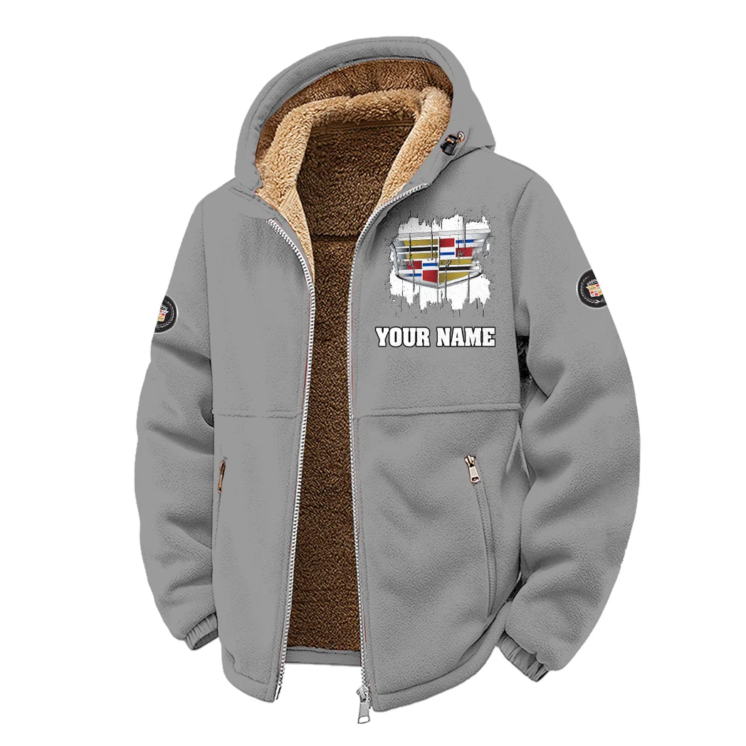 Classic Drive Streetwear Hoodie Winter Fleece Jacket, Superior Thermal Protection HVN1451CA - Grey - Image 2