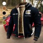 Roadster Fleece-Lined Hooded Jacket, Elite Athlete Winter Jacket HVN1451CC - Black