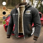 Roadster Fleece-Lined Hooded Jacket, Elite Athlete Winter Jacket HVN1451CC - Grey