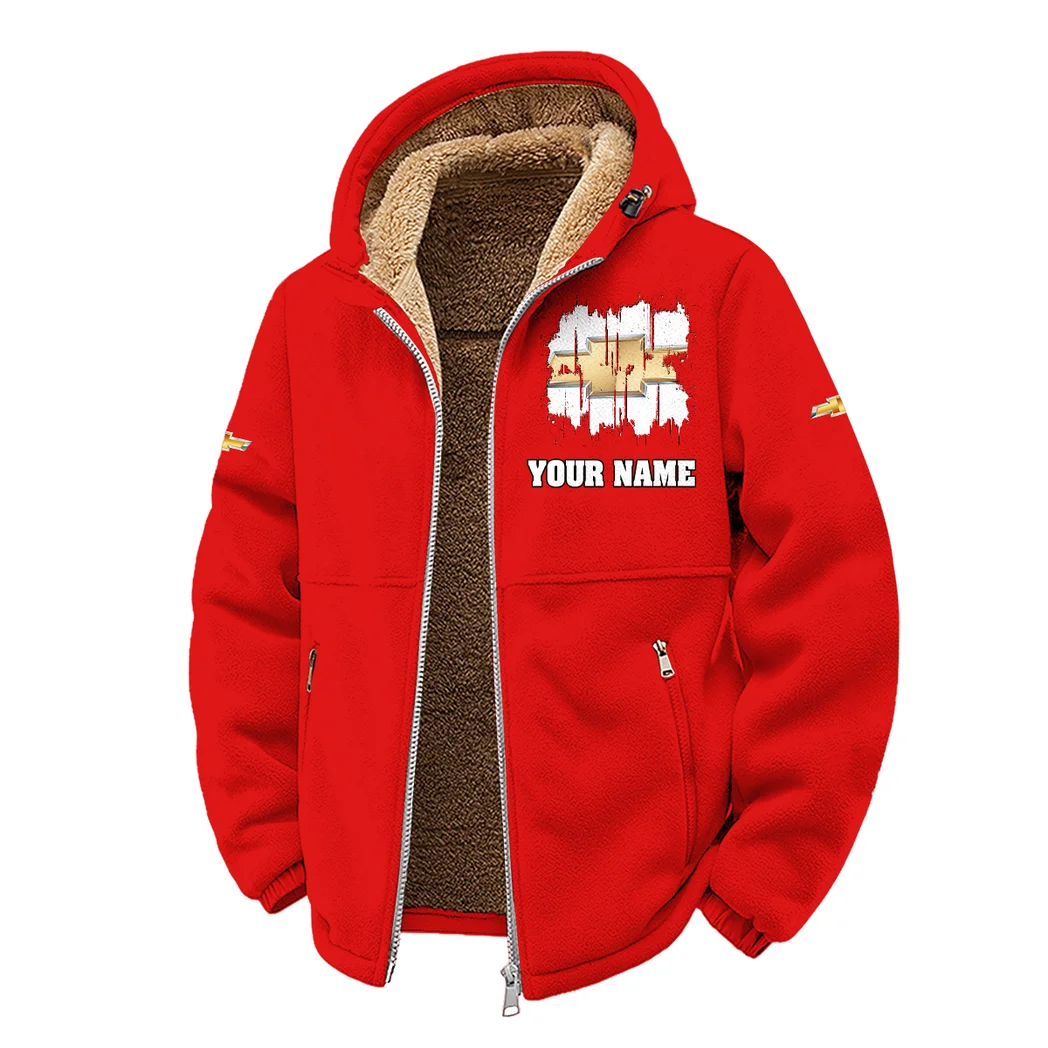 Performance Sedan Winter Fleece Jacket, Dynamic Winter Training Top HVN1451CE - Red - Image 2
