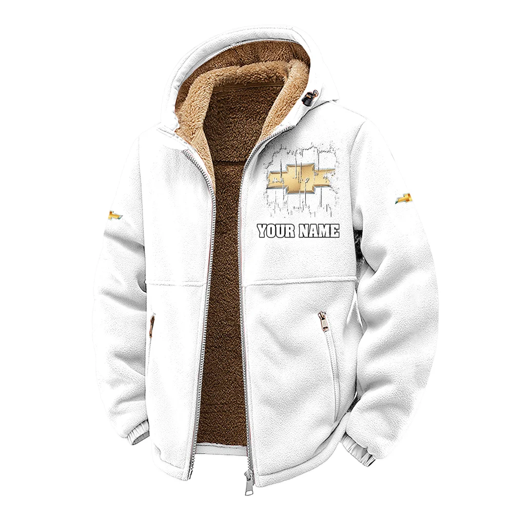 Performance Sedan Winter Fleece Jacket, Dynamic Winter Training Top HVN1451CE - White - Image 2