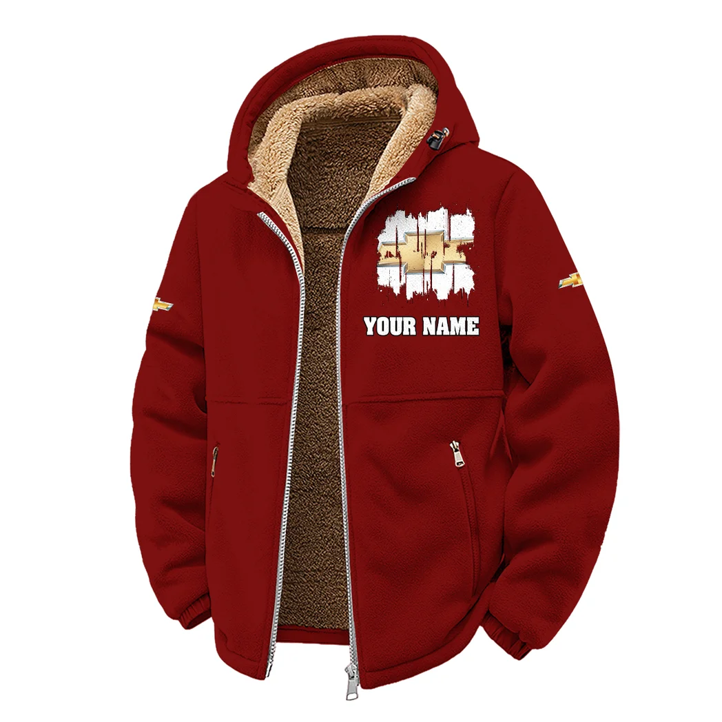 Performance Sedan Winter Fleece Jacket, Dynamic Winter Training Top HVN1451CE - Wine - Image 2