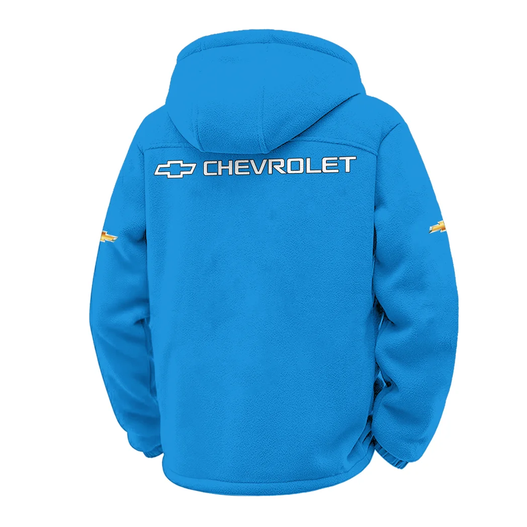 Performance Sedan Winter Fleece Jacket, Dynamic Winter Training Top HVN1451CE - Cyan - Image 3
