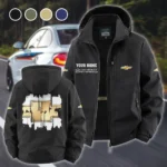 American Speed Car Fleece Windbreaker Jacket, Performance Barrier Jacket HVN1451CH - Black