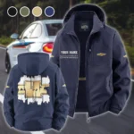 American Speed Car Fleece Windbreaker Jacket, Performance Barrier Jacket HVN1451CH - Navy