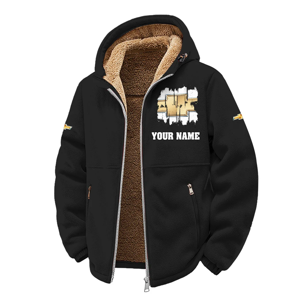 American Speed Car Winter Fleece Jacket, Multi-Sport Winter Layer HVN1451CH - Black - Image 2