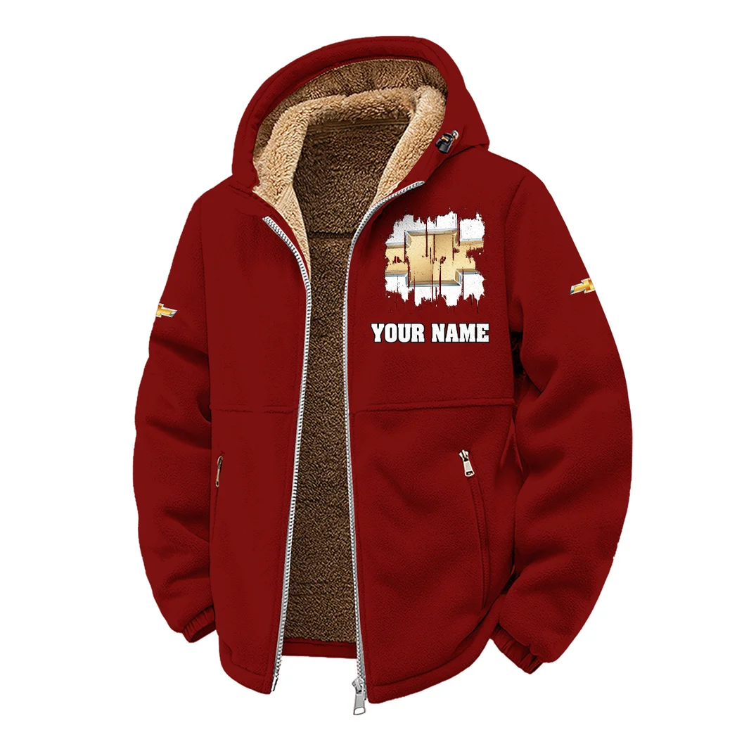 American Speed Car Winter Fleece Jacket, Multi-Sport Winter Layer HVN1451CH - Wine - Image 2