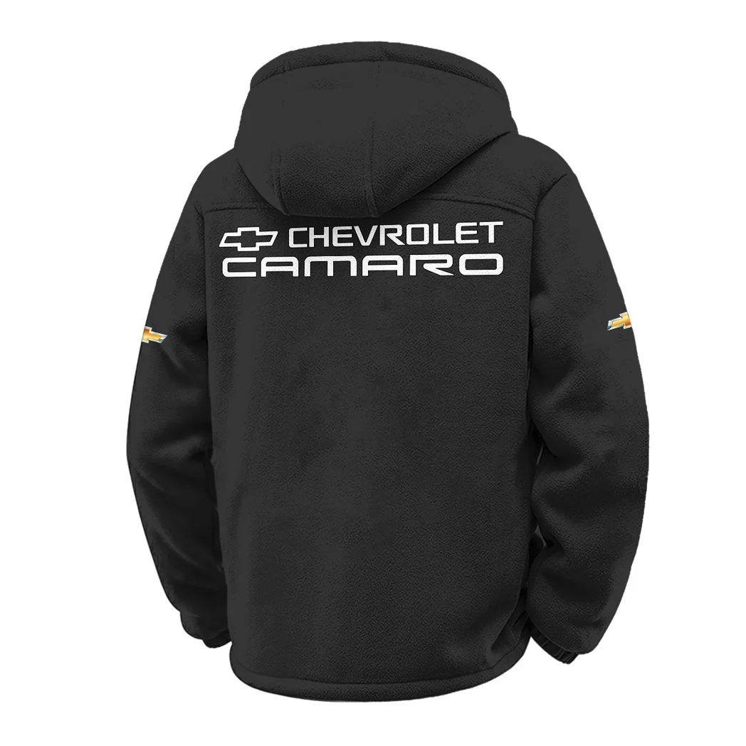 American Speed Car Winter Fleece Jacket, Multi-Sport Winter Layer HVN1451CH - Black - Image 3