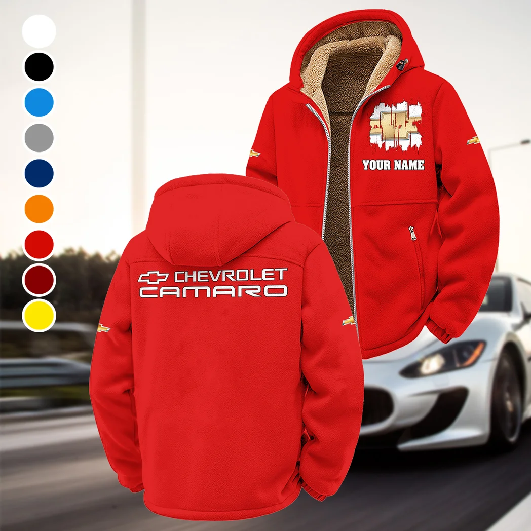 American Speed Car Winter Fleece Jacket, Multi-Sport Winter Layer HVN1451CH - Red