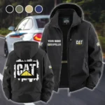 Construction Equipment Fleece Windbreaker Jacket, Multi-Sport Weather Jacket HVN1451CI - Black