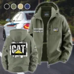 Construction Equipment Fleece Windbreaker Jacket, Multi-Sport Weather Jacket HVN1451CI - Green