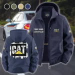 Construction Equipment Fleece Windbreaker Jacket, Multi-Sport Weather Jacket HVN1451CI - Navy