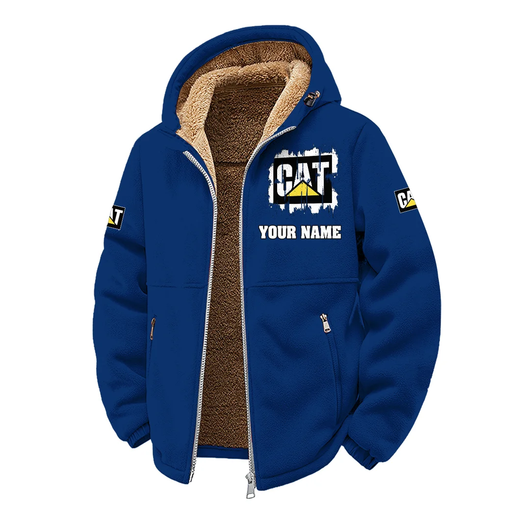 Construction Equipment Winter Fleece Jacket, Technical Mid-Layer Jacket HVN1451CI - Navy - Image 2