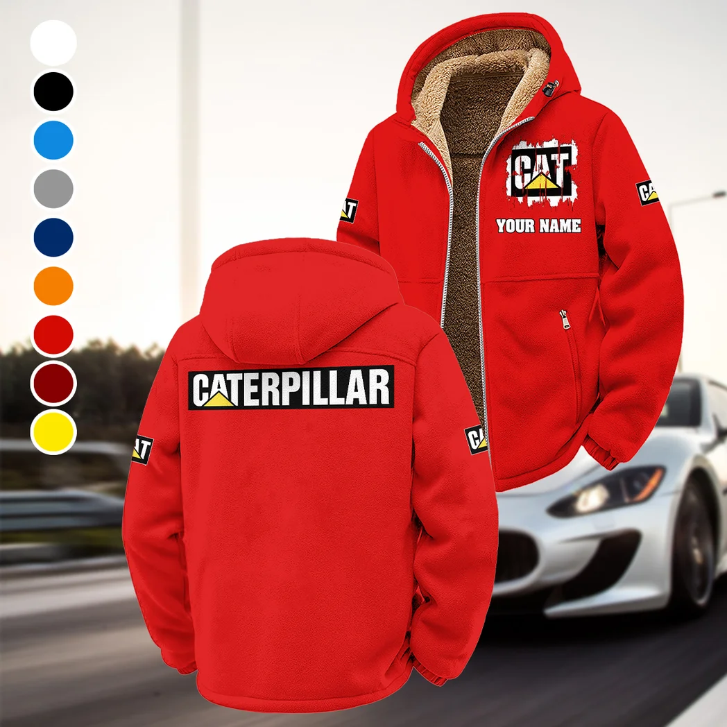Construction Equipment Winter Fleece Jacket, Technical Mid-Layer Jacket HVN1451CI - Red