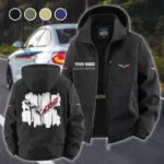 Racing Classic Fleece Windbreaker Jacket, Endurance Sport Barrier HVN1451CO - Black