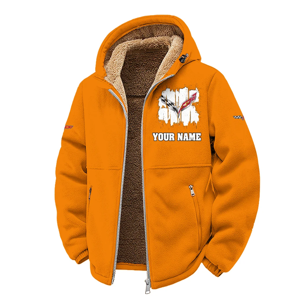Racing Classic Winter Fleece Jacket, Snow-Ready Active Fleece HVN1451CO - Orange - Image 2