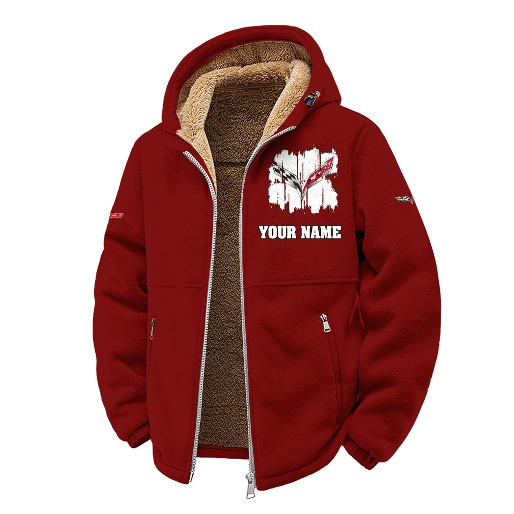 Racing Classic Winter Fleece Jacket, Snow-Ready Active Fleece HVN1451CO - Wine - Image 2