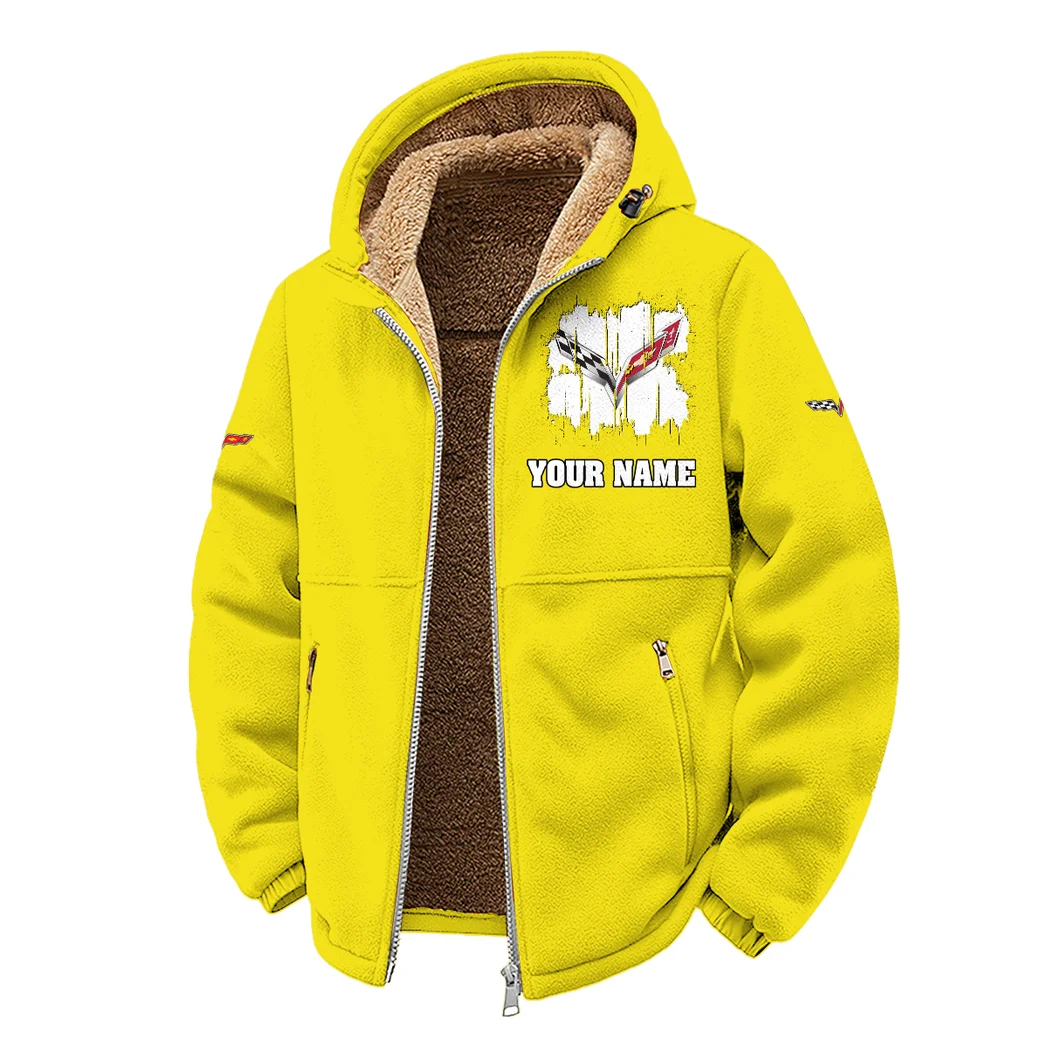 Racing Classic Winter Fleece Jacket, Snow-Ready Active Fleece HVN1451CO - Yellow - Image 2