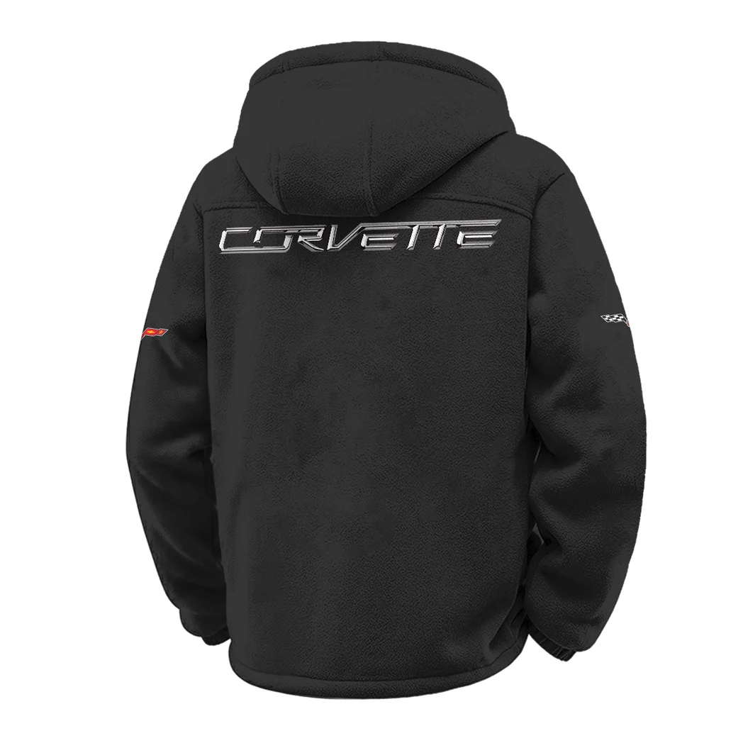 Racing Classic Winter Fleece Jacket, Snow-Ready Active Fleece HVN1451CO - Black - Image 3