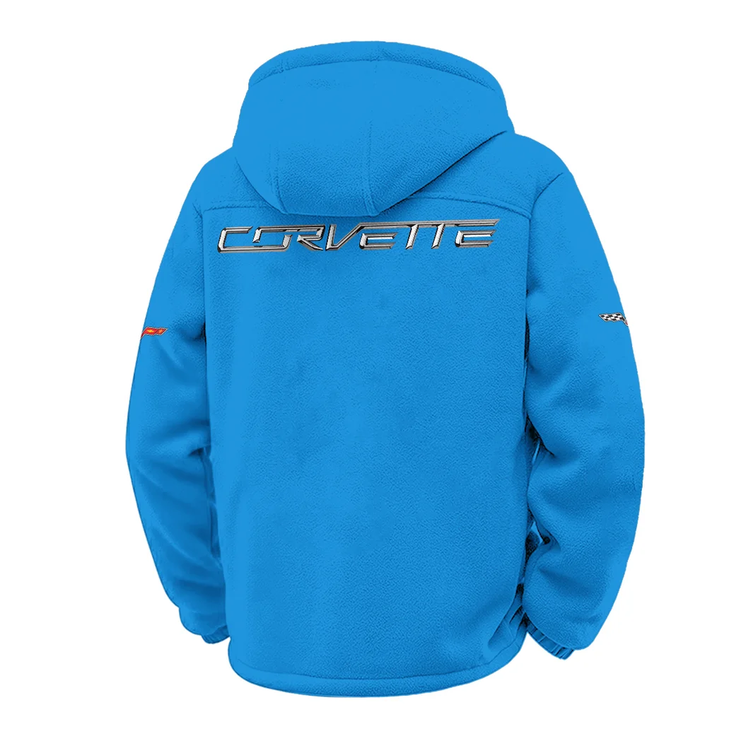 Racing Classic Winter Fleece Jacket, Snow-Ready Active Fleece HVN1451CO - Cyan - Image 3