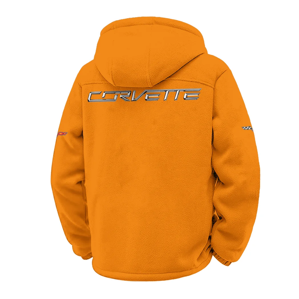 Racing Classic Winter Fleece Jacket, Snow-Ready Active Fleece HVN1451CO - Orange - Image 3