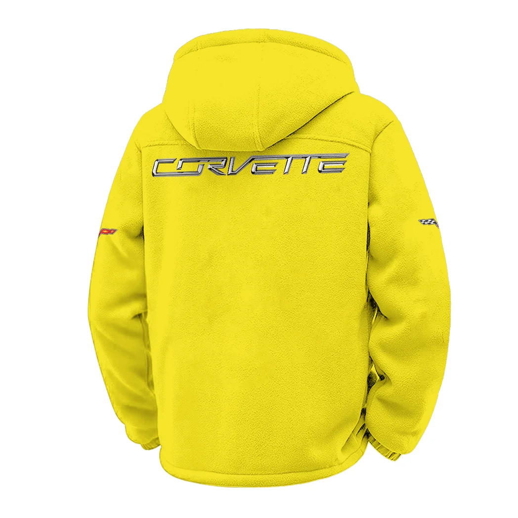 Racing Classic Winter Fleece Jacket, Snow-Ready Active Fleece HVN1451CO - Yellow - Image 3