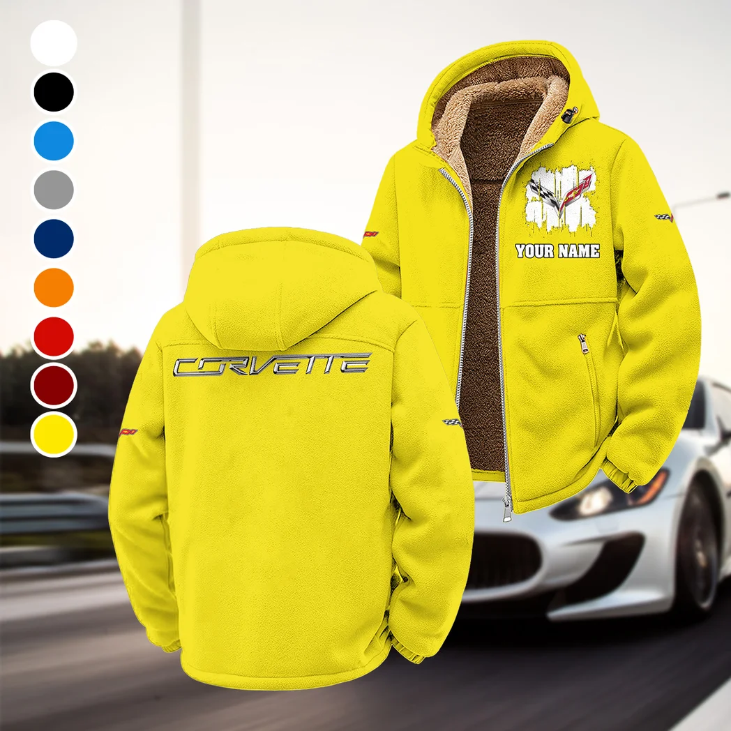 Racing Classic Winter Fleece Jacket, Snow-Ready Active Fleece HVN1451CO - Yellow