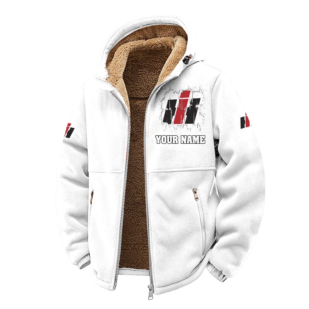 Rural Equipment Winter Fleece Jacket, Cold Weather Hiking Fleece HVN1451CS - White - Image 2