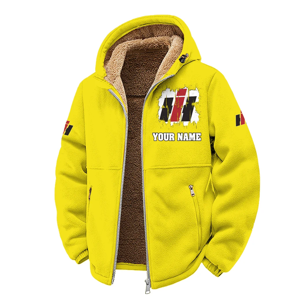 Rural Equipment Winter Fleece Jacket, Cold Weather Hiking Fleece HVN1451CS - Yellow - Image 2