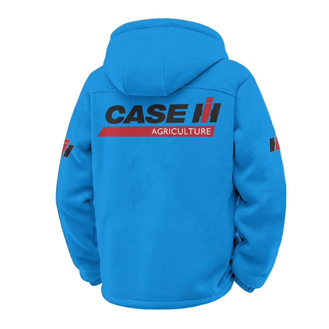 Rural Equipment Winter Fleece Jacket, Cold Weather Hiking Fleece HVN1451CS - Cyan - Image 3