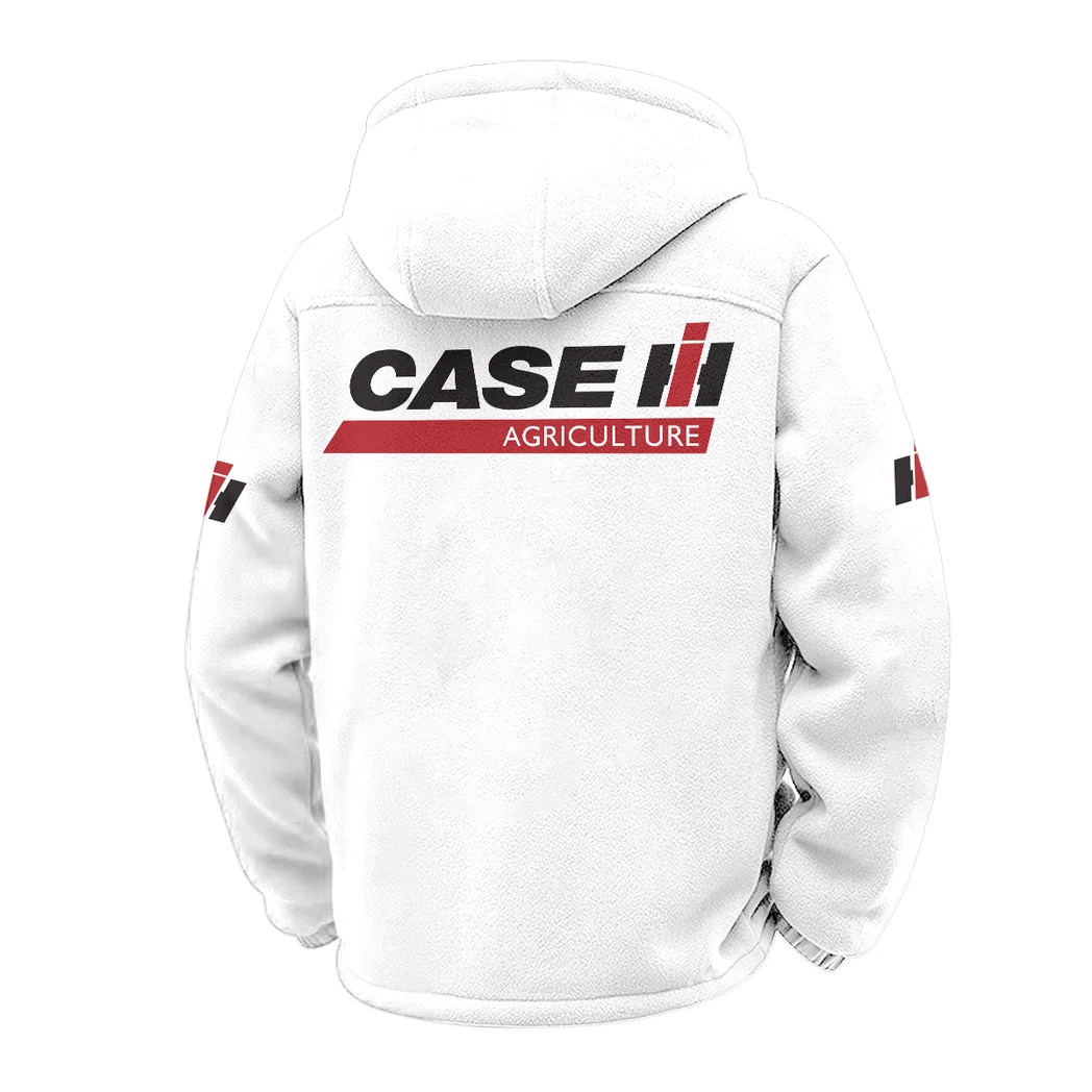 Rural Equipment Winter Fleece Jacket, Cold Weather Hiking Fleece HVN1451CS - White - Image 3