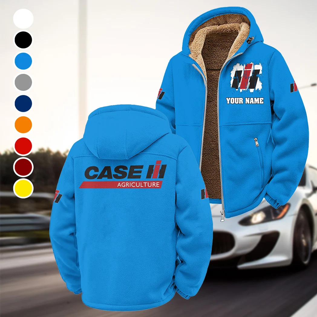Rural Equipment Winter Fleece Jacket, Cold Weather Hiking Fleece HVN1451CS - Cyan