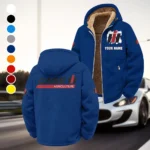Rural Equipment Winter Fleece Jacket, Cold Weather Hiking Fleece HVN1451CS - Navy